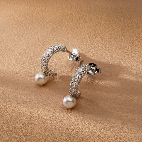 Dámské stříbrné náušnice Morellato Perla SXU52