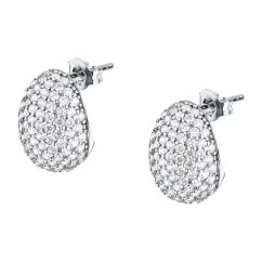 Dámské stříbrné náušnice Morellato Pavé SAZB16