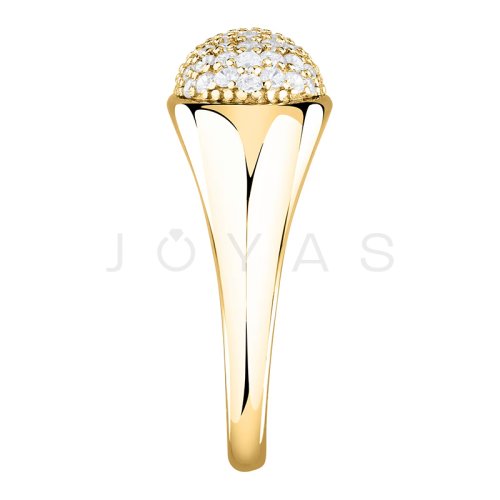 Dámský stříbrný prsten Morellato Pavé SAZB14