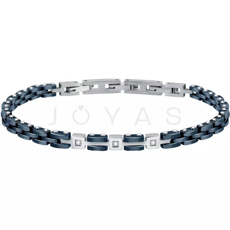 Pánský náramek Morellato Diamonds SAUK04