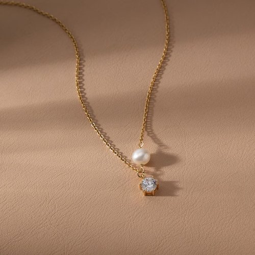 Dámský stříbrný náhrdelník Morellato Perla SXU57