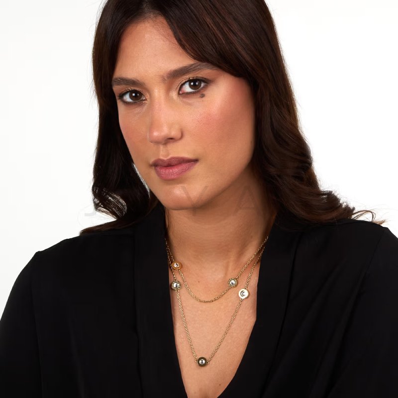 Dámsky náhrdelník Trussardi T-Logo TJAXC106