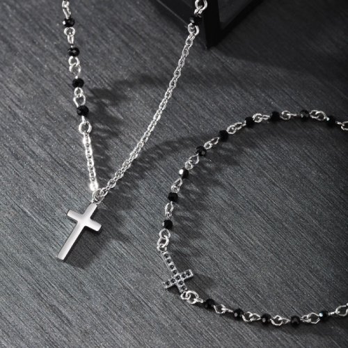 Pánský náramek Morellato Cross SKR67