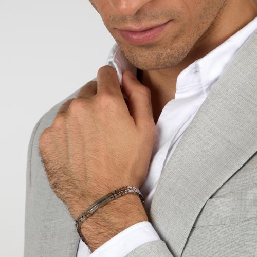 Pánský náramek Trussardi T-Steel TJAXV02