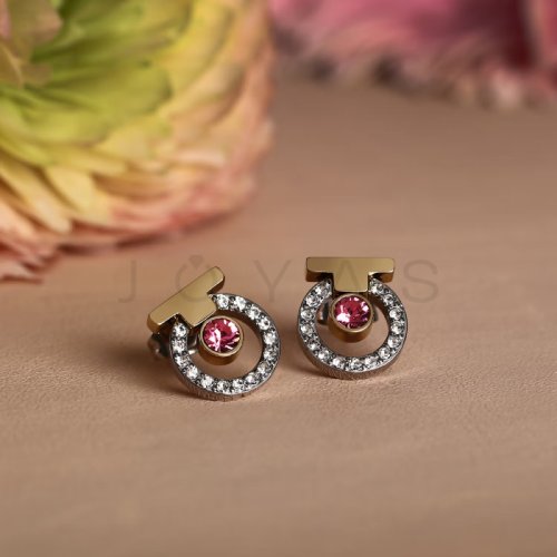 Dámské náušnice Trussardi T-Logo TJAXC60