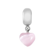 Dámský přívěsek Morellato Drops Pink Heart SCZ445