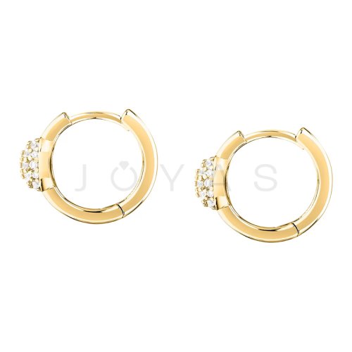 Dámske strieborné náušnice Morellato Pavé SAZB17