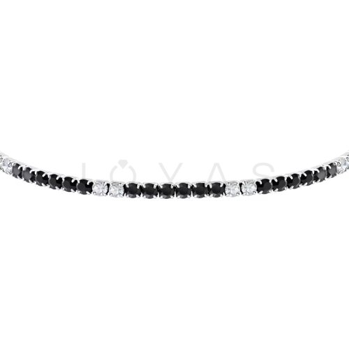 Pánsky strieborný náramok Morellato Tennis SATT25