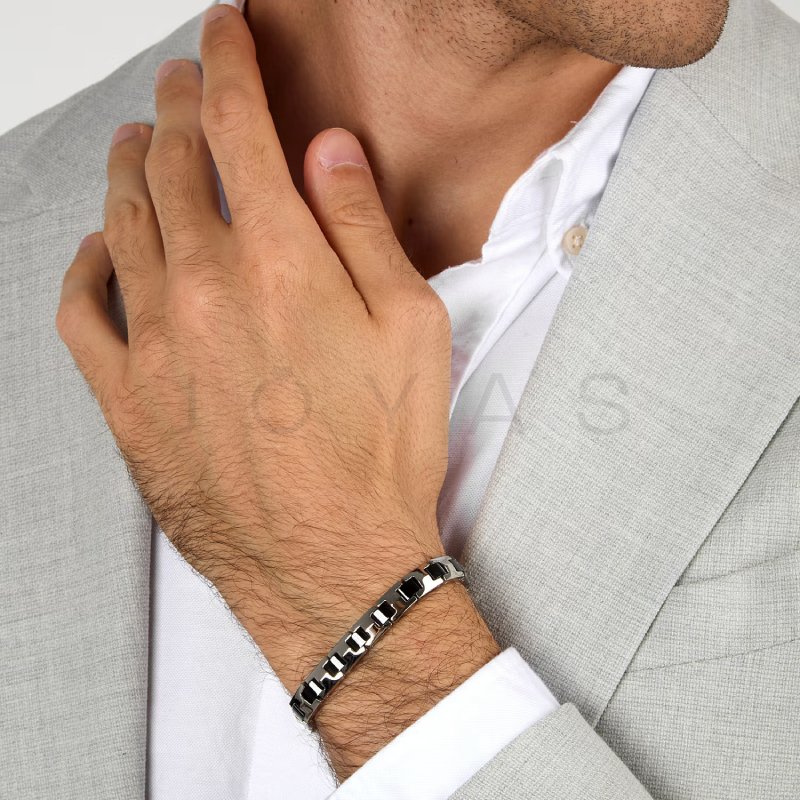 Pánský náramek Trussardi T-Steel TJAXV01
