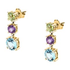 Dámske strieborné náušnice Morellato Tesori SAXN39