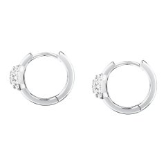 Dámské stříbrné náušnice Morellato Pavé SAZB18