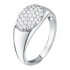 Dámský stříbrný prsten Morellato Pavé SAZB12