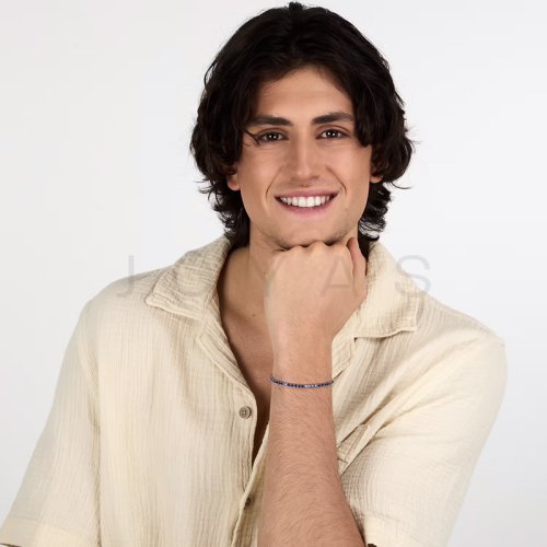 Pánsky strieborný náramok Morellato Tennis SATT23