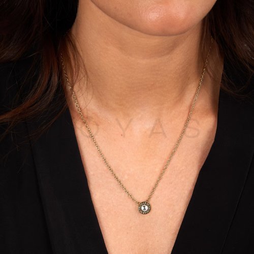 Dámsky náhrdelník Trussardi T-Logo TJAXC108
