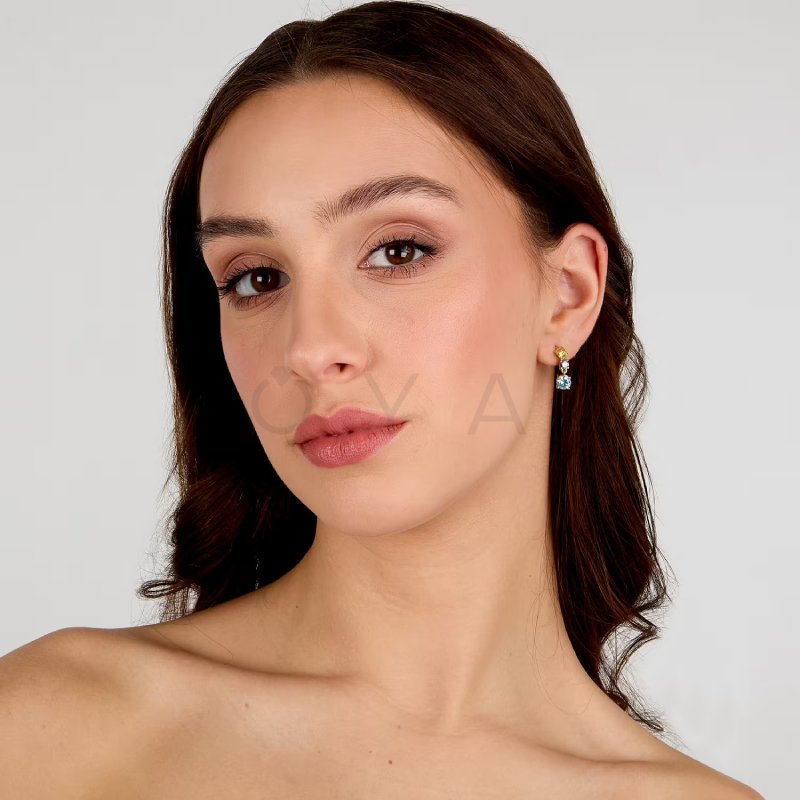 Dámské stříbrné náušnice Morellato Tesori SAXN39