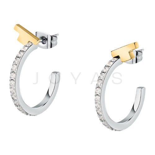 Dámské náušnice Trussardi T-Logo TJAXC32