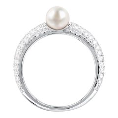 Dámský stříbrný prsten Morellato Perla SXU50