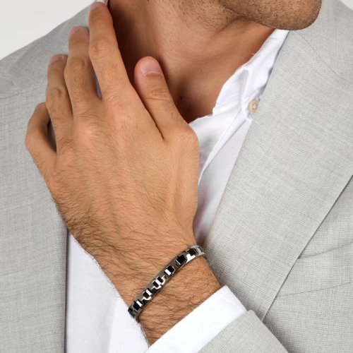 Pánský náramek Trussardi T-Steel TJAXV01