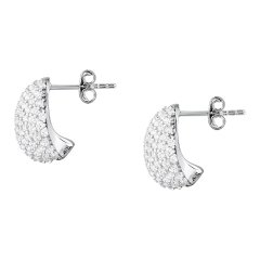 Dámské stříbrné náušnice Morellato Pavé SAZB16