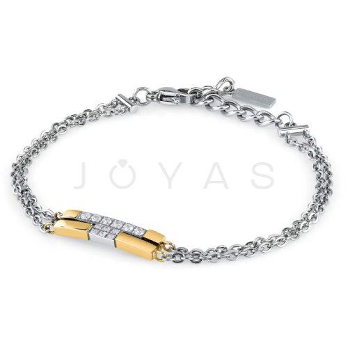 Dámsky náramok Morellato T-Logo TJAXC27