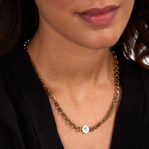 Dámský náhrdelník Trussardi T-Logo TJAXC105