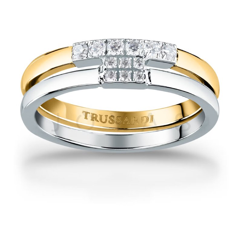 Dámský prsten Trussardi T-Logo TJAXC41