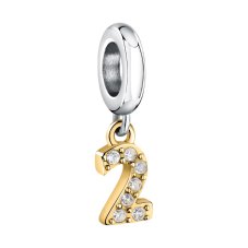 Dámsky prívesok Morellato Drops číslica "2" SCZ1303
