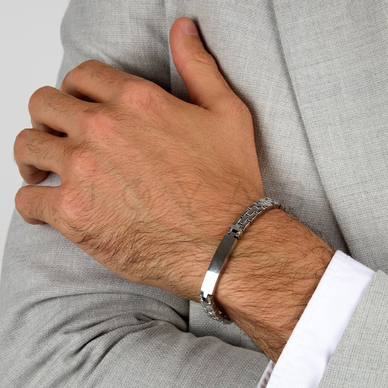 Pánský náramek Trussardi T-Steel TJAXV13