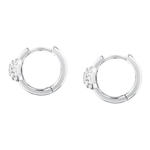 Dámské stříbrné náušnice Morellato Pavé SAZB18