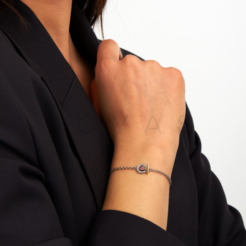 Dámský náramek Trussardi T-Logo TJAXC57