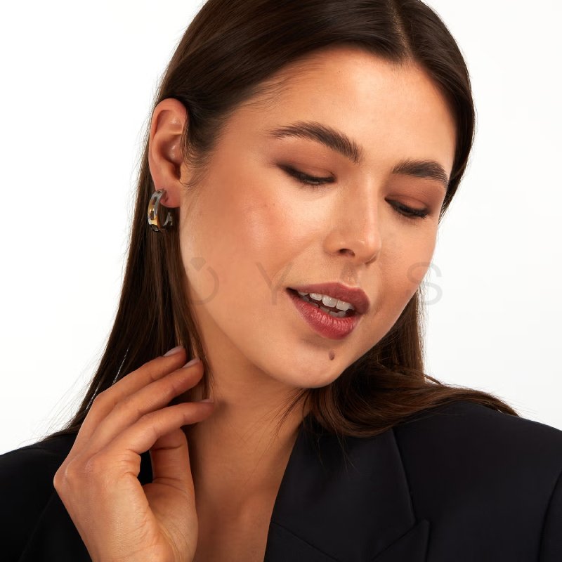 Dámské náušnice Trussardi T-Logo TJAXC69