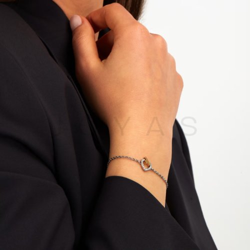 Dámsky náramok Morellato T-Logo TJAXC46