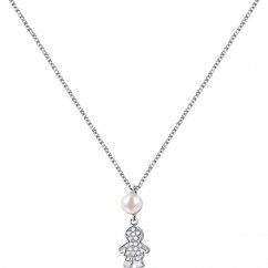 Dámsky strieborný náhrdelník Morellato Perla SAER46