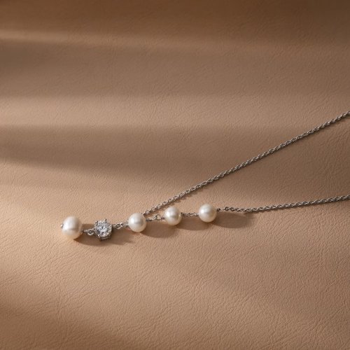 Dámský stříbrný náhrdelník Morellato Perla SXU55