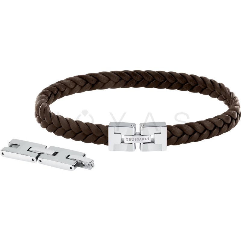 Pánský náramek Trussardi T-Leather TJAXZ01