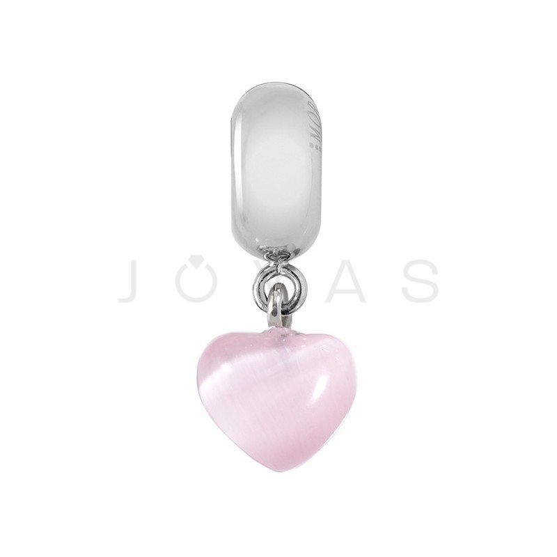 Dámský přívěsek Morellato Drops Pink Heart SCZ445