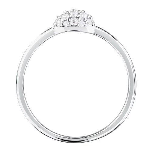 Dámský stříbrný prsten Morellato Pavé SAZB13 - Velikost: 54 mm