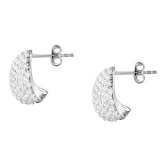 Dámské stříbrné náušnice Morellato Pavé SAZB16