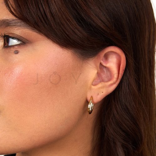 Dámske náušnice Trussardi T-Logo TJAXC85