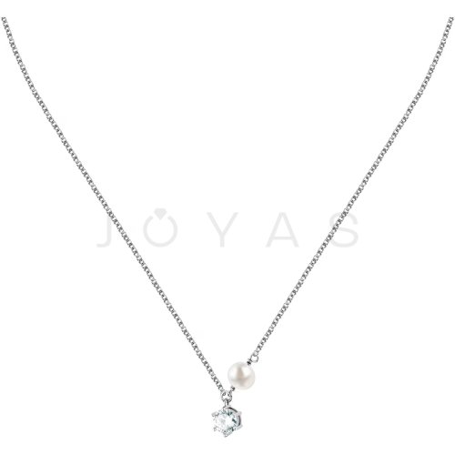 Dámský stříbrný náhrdelník Morellato Perla SXU54