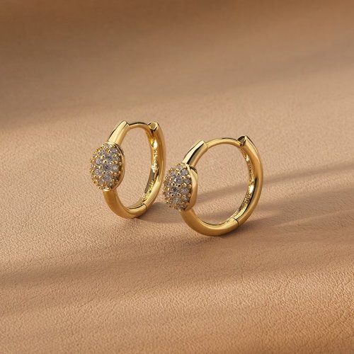 Dámske strieborné náušnice Morellato Pavé SAZB17