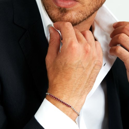 Pánský stříbrný náramek Morellato Tennis SATT19