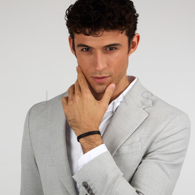 Pánský náramek Trussardi T-Leather TJAXV20