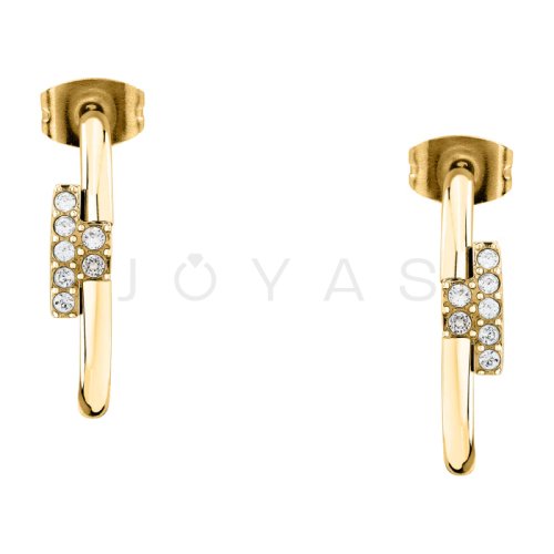 Dámske náušnice Trussardi T-Logo TJAXC85