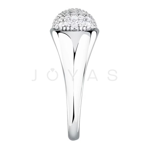 Dámský stříbrný prsten Morellato Pavé SAZB12 - Velikost: 56 mm