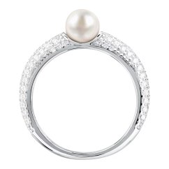 Dámský stříbrný prsten Morellato Perla SXU50