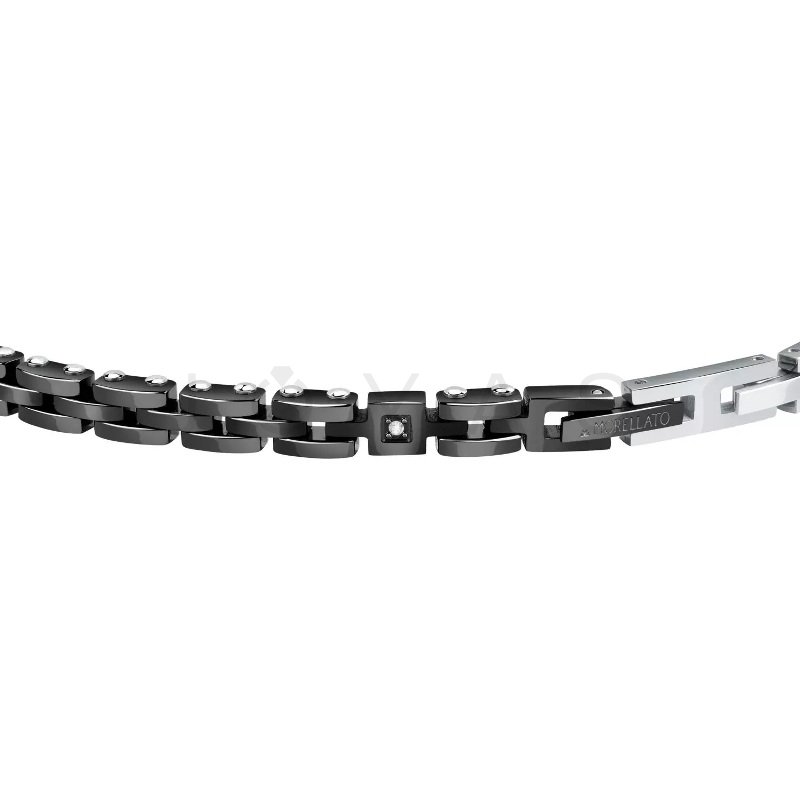 Pánsky náramok Morellato Diamonds SAUK05