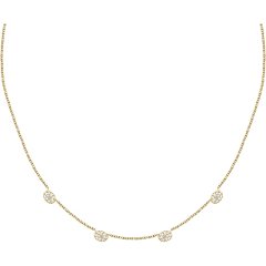 Dámsky strieborný náhrdelník Morellato Pavé SAZB02