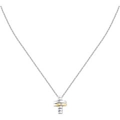 Pánsky strieborný náhrdelník Morellato Diamonds SAYE02