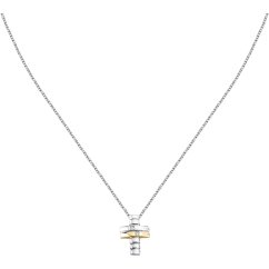 Pánsky strieborný náhrdelník Morellato Diamonds SAYE02